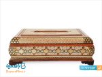 جا دستمال کاغذی خاتم کاری اصفهان