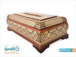 جا دستمال کاغذی خاتم کاری اصفهان