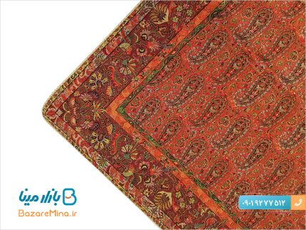 رومیزی ترمه ابریشمی هاشمی طرح یاقوت