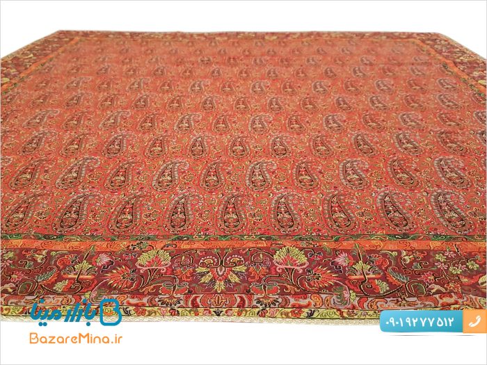 رومیزی ترمه ابریشمی هاشمی طرح یاقوت