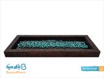قاب لوح وان یکاد طرح کاشی