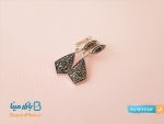 نیم ست نقره سیاه قلم مدل کرواتی