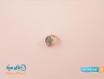 نیم ست نقره سیاه قلم مدل لوح
