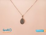 نیم ست نقره سیاه قلم مدل لوح