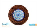 تابلو میناکاری اصفهان با قاب گرد 16 سانتی