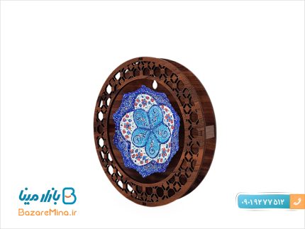 تابلو میناکاری 8 سانتی گرد و مشبک