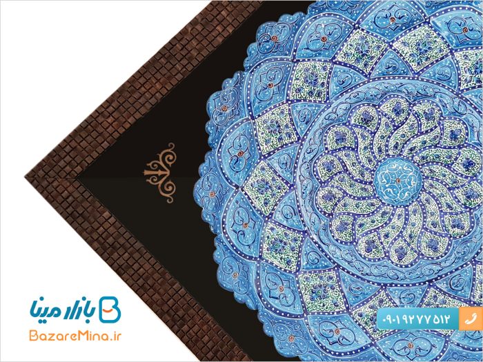تابلو بشقاب میناکاری