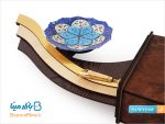 تندیس جاقلمی میناکاری طرح معلم