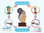 تندیس میناکاری و ان یکاد طرح ستایش