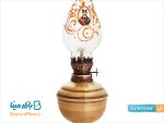 چراغ گردسوز برنجی طرح سنتی