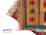 گلیم دستباف پشمی طرح دشت