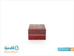 جعبه جواهرات استخوان شتر طرح قجری