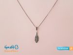 نیم ست نقره سیاه قلم مدل رستاک
