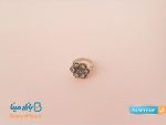 نیم ست نقره سیاه قلم مدل شادی