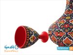 پارچ و جام سفالی میناکاری
