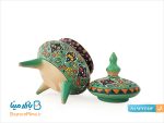 شکلات خوری میناکاری روی سفال