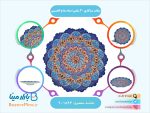 بشقاب میناکاری 30 سانتی