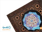 تابلو سه بشقابی میناکاری