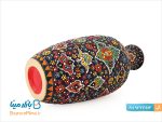 کوزه سفالی میناکاری شده