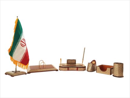 ست میز اداری خاتم کاری