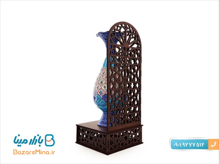 تندیس گلدان میناکاری