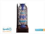 تندیس گلدان مینا کاری