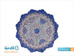 بشقاب میناکاری اثر شاهین شیرازی قطر 20 سانتی