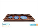 تابلو چوبی سه بشقاب میناکاری اصفهان