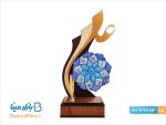 تندیس جاقلمی میناکاری طرح علی