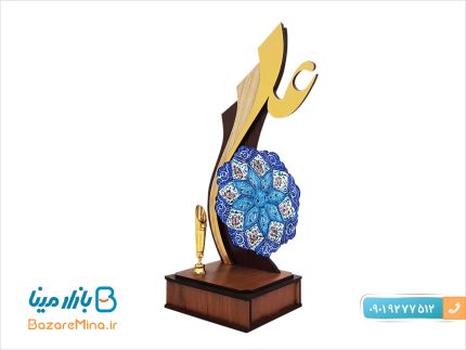 تندیس جاقلمی میناکاری طرح علی