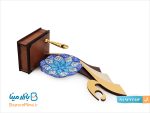 تندیس جاقلمی میناکاری طرح علی