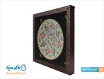 تابلو بشقاب میناکاری روی سفال قطر 25 سانتی