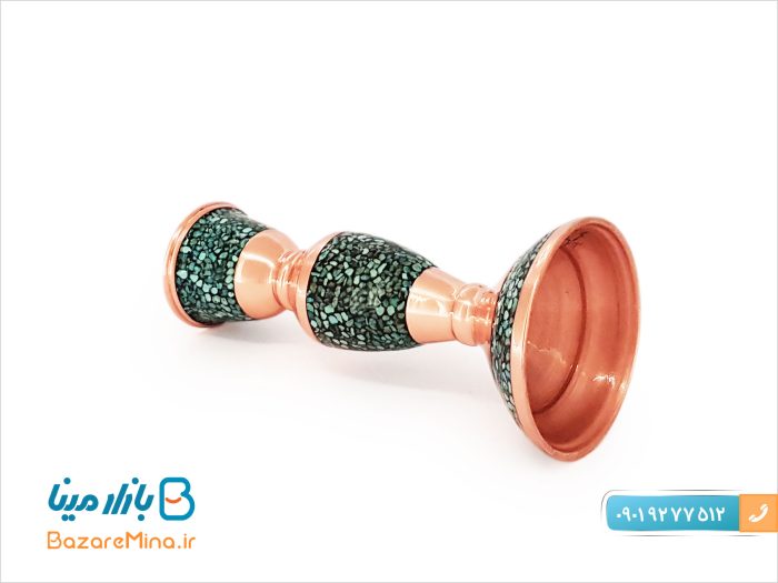 شمعدان کوچک فیروزه کوبی