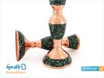 شمعدان کوچک فیروزه کوبی