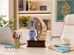 تندیس گلدان میناکاری اصفهان طرح مهر و ماه