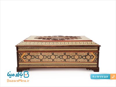 جا دستمال خاتم کاری