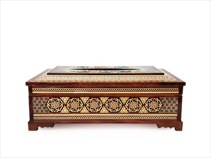 جعبه کلینکس دستمال کاغذی خاتم کاری اصفهان جعبه کلینکس دستمال کاغذی خاتم کاری اصفهان