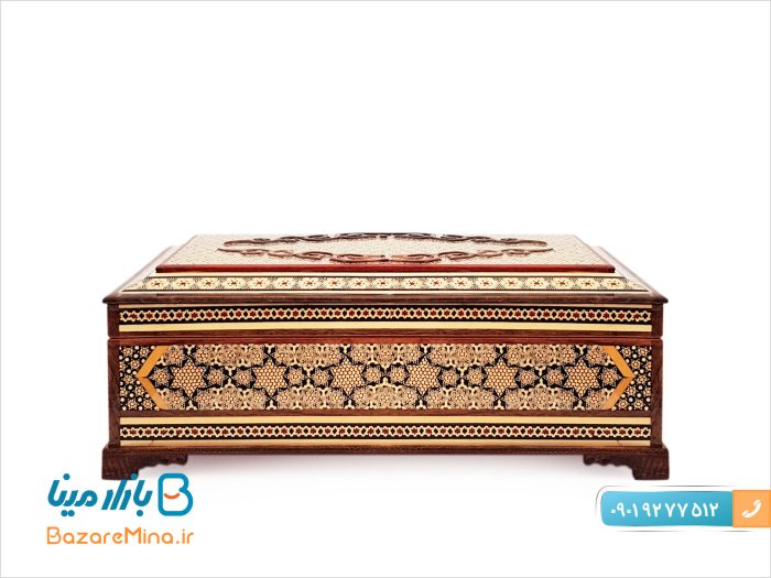 جعبه کارد و چنگال خاتم کاری