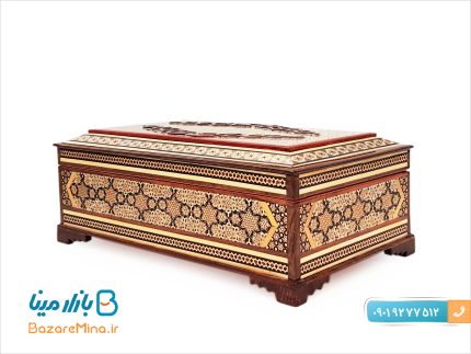 جعبه کارد و چنگال خاتم کاری