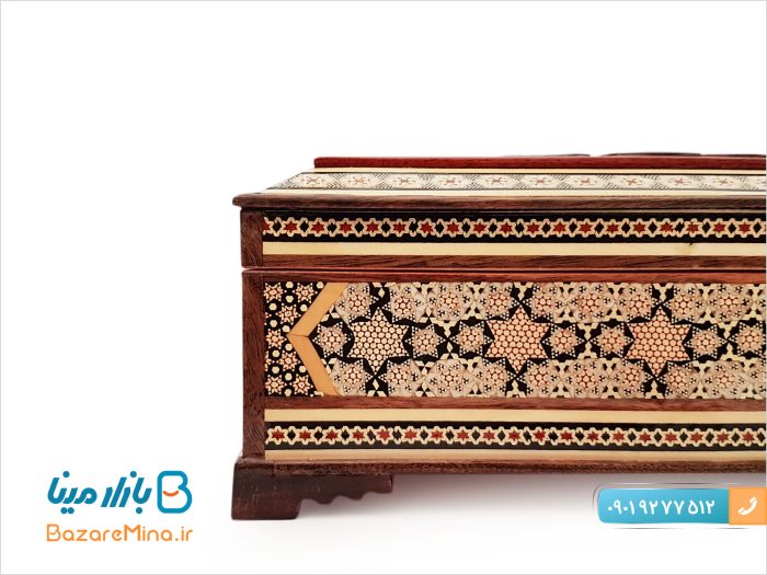 جعبه کارد و چنگال خاتم کاری