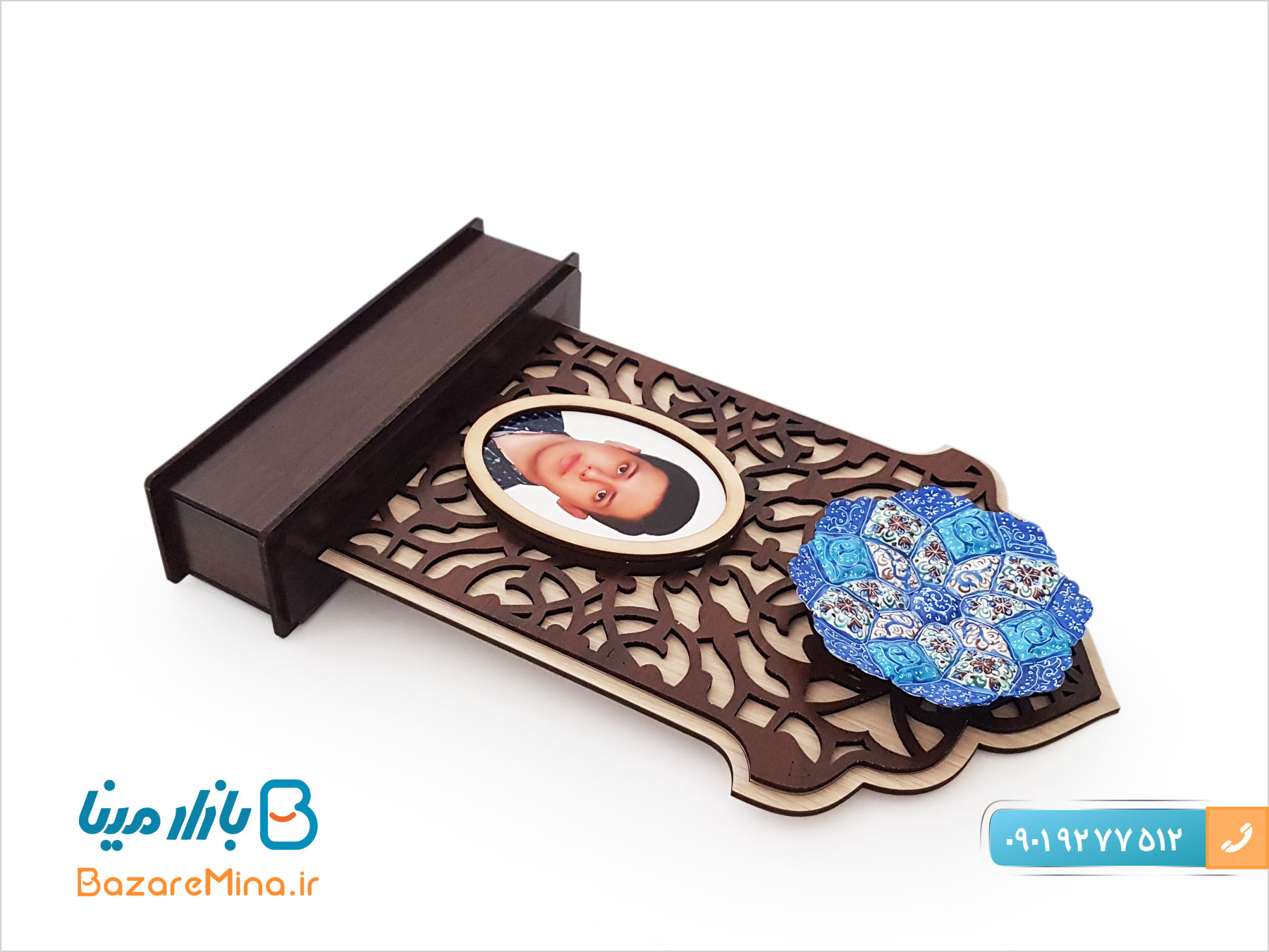 تندیس میناکاری طرح دانش آموز هدایای تبلیغاتی تندیس