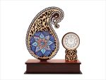 تندیس میناکاری طرح ستوده با ساعت