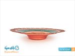 بشقاب فیروزه کوب 25 سانتی متری