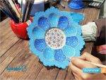 رنگ فیروزه ایی مخصوص میناکاری روی مس