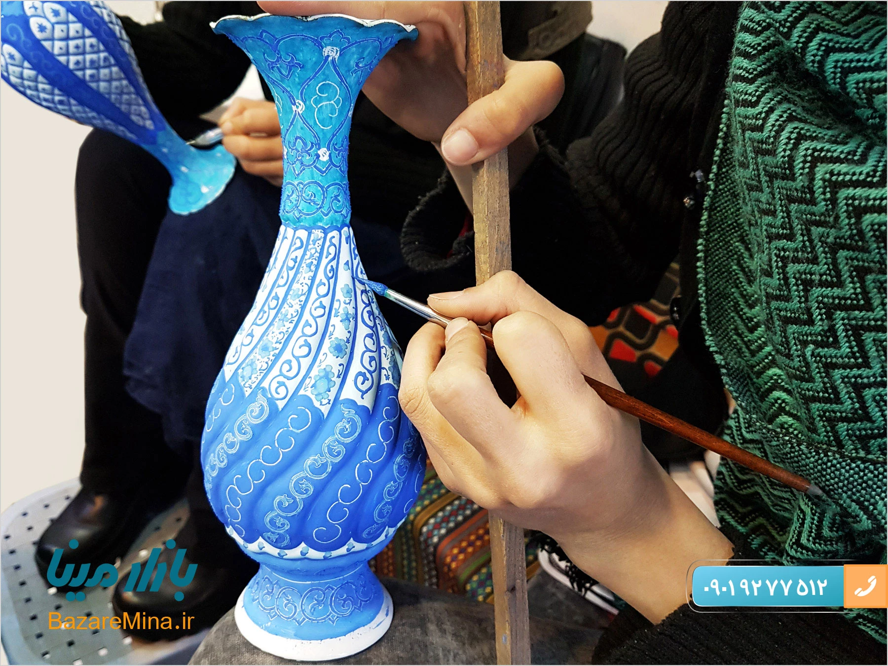 فروش عمده گلدان میناکاری فروش عمده گلدان میناکاری