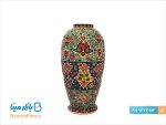 گلدان فانتزی سفالی میناکاری