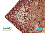ست ترمه 5 تکه سرمه دوزی شده هاشمی طرح شاه پرند
