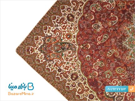 ست ترمه 5 تکه هاشمی طرح شاه پرند