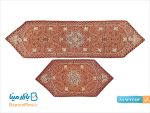 ست ترمه 5 تکه سرمه دوزی شده هاشمی طرح شاه پرند