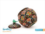 قندان سفالی میناکاری طرح پرنده